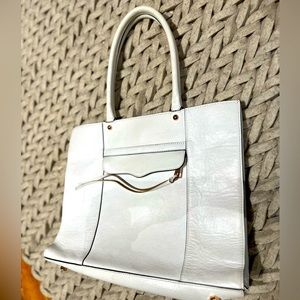 Rebecca Minkoff White leather shoulder bag